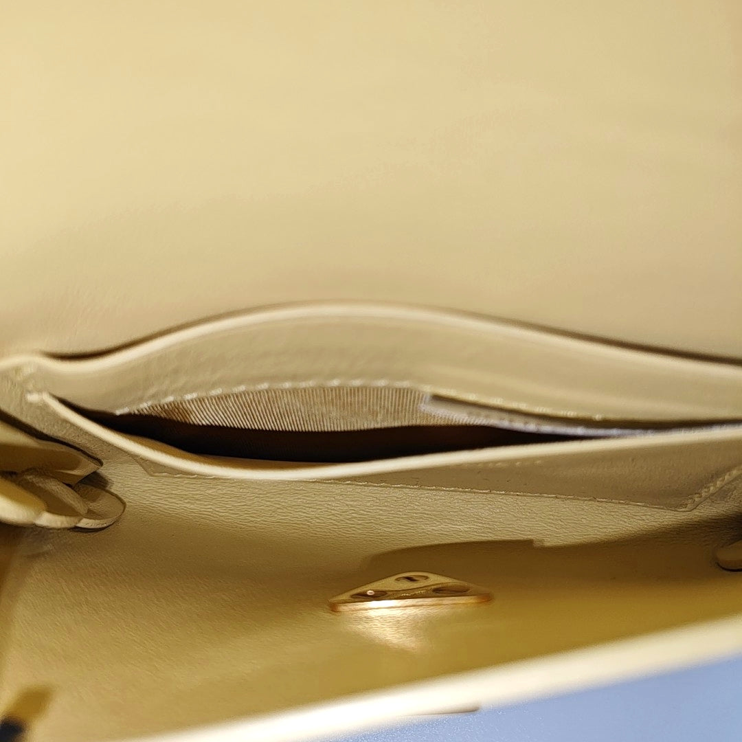 Calfskin Wallet Yellow