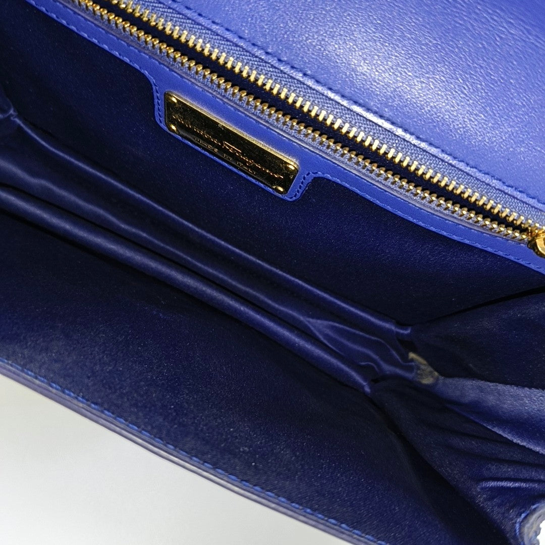Ginny Calfskin Blue