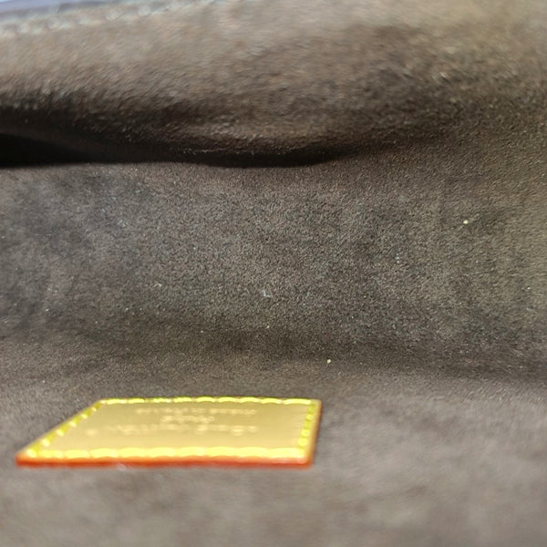 Pochette Camille Monogram Coated Canvas Brown