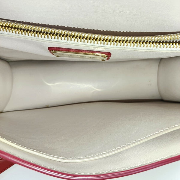 Vara Quilted Patent Leather Red