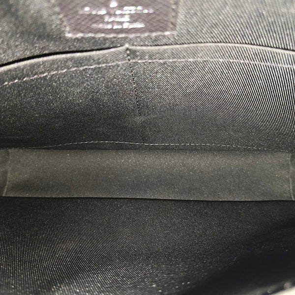 TAIGARAMA Monogram Coated Canvas Black