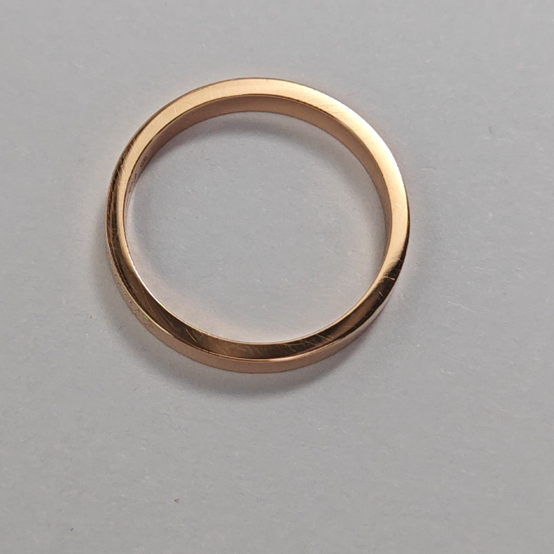 C DE CARTIER 18k Rose Gold Ring EU 59