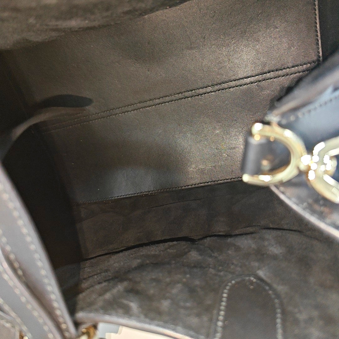 Toujours Medium Cannage Calfskin Black