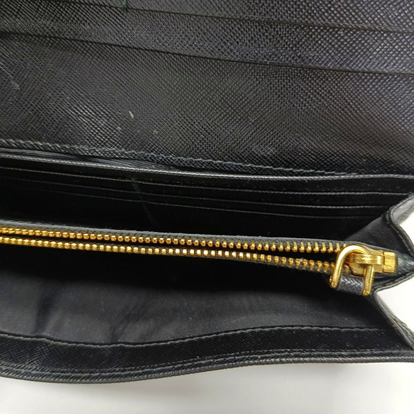 Saffiano Calfskin Wallet Black