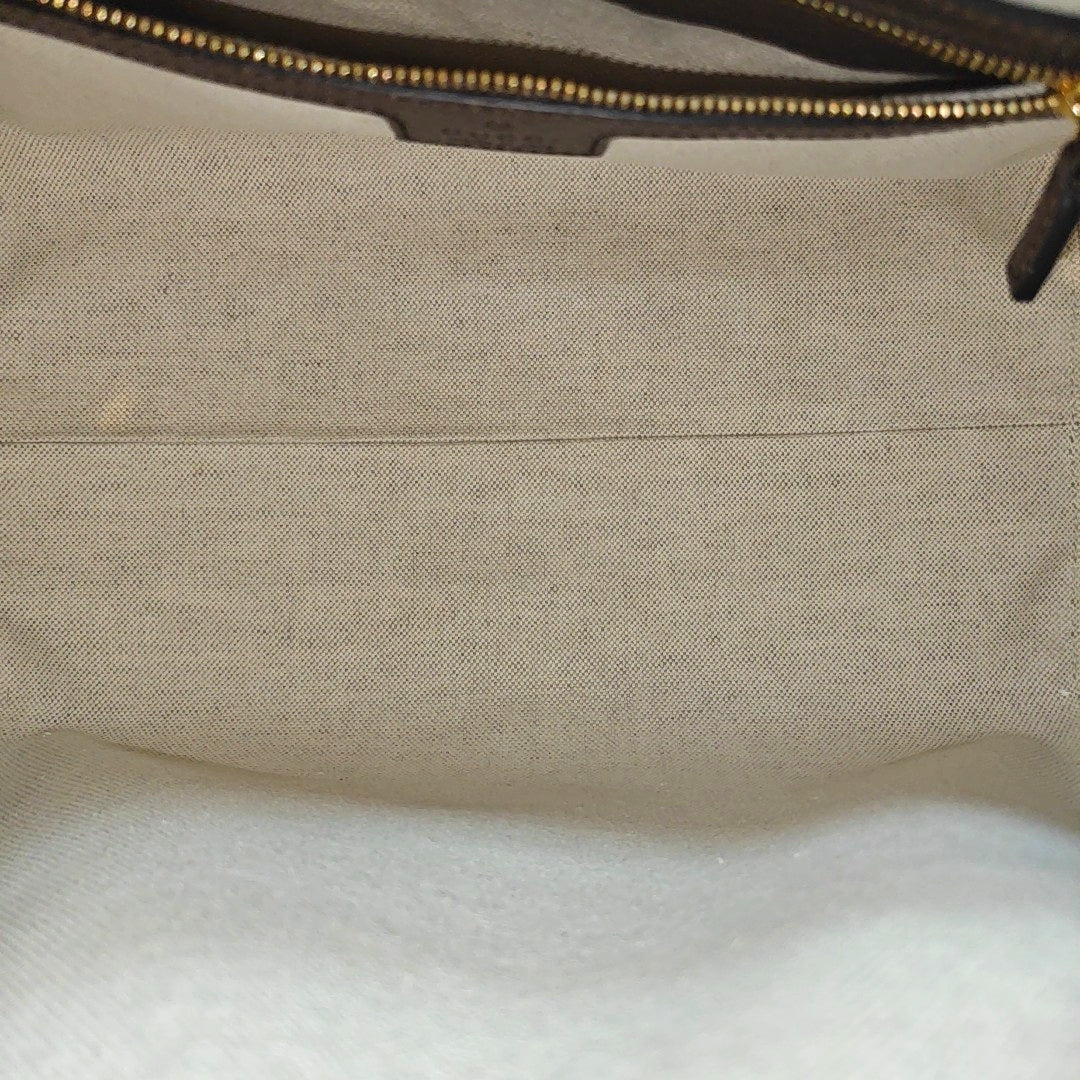 GG Supreme Large Monogram Coated Canvas Beige