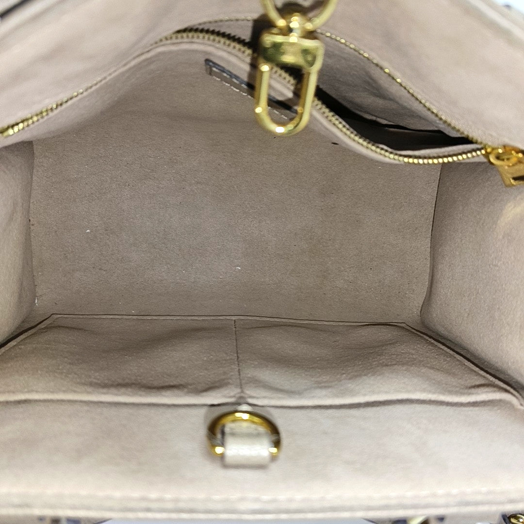 ONTHEGO PM Monogram Calfskin Gray