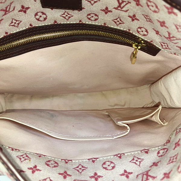 MARY KATE Monogram Canvas Red