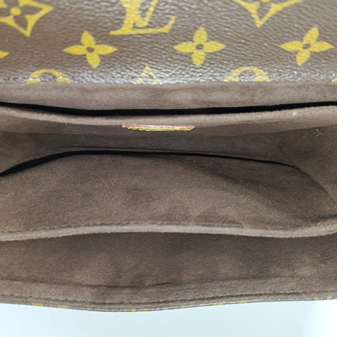 MÉTIS MM Monogram Coated Canvas Brown