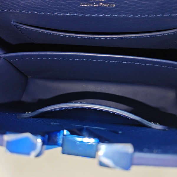 CAPUCINES Mini Calfskin Blue