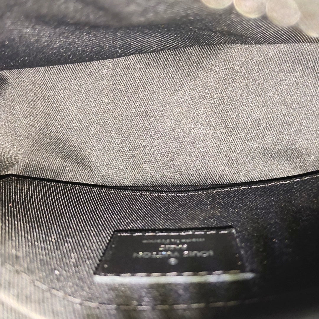 SOFT TRUNK Mini Monogram Coated Canvas Black