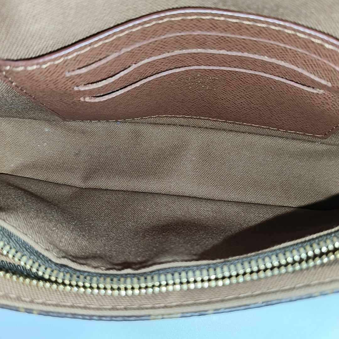IVY Monogram Coated Canvas Brown