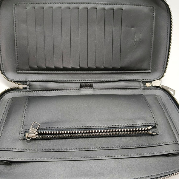 ATOLL Damier Graphite Calfskin Black