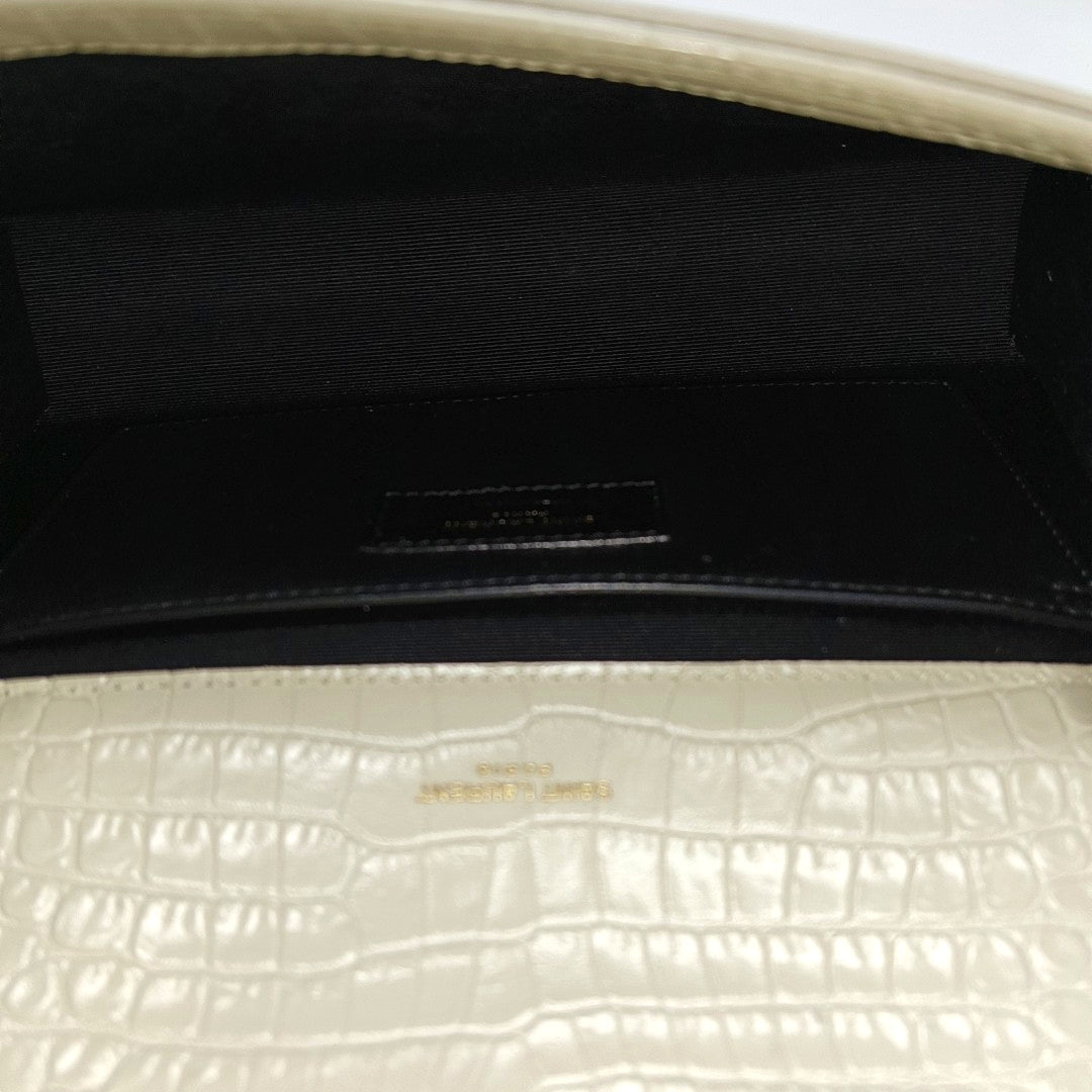 KATE Medium Calfskin White