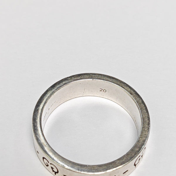 925 Sterling Silver Ring HK 20