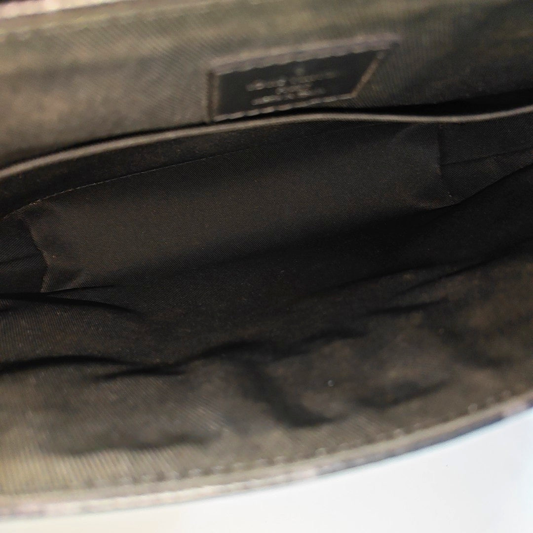 DISTRICT PM Monogram Coated Canvas Black