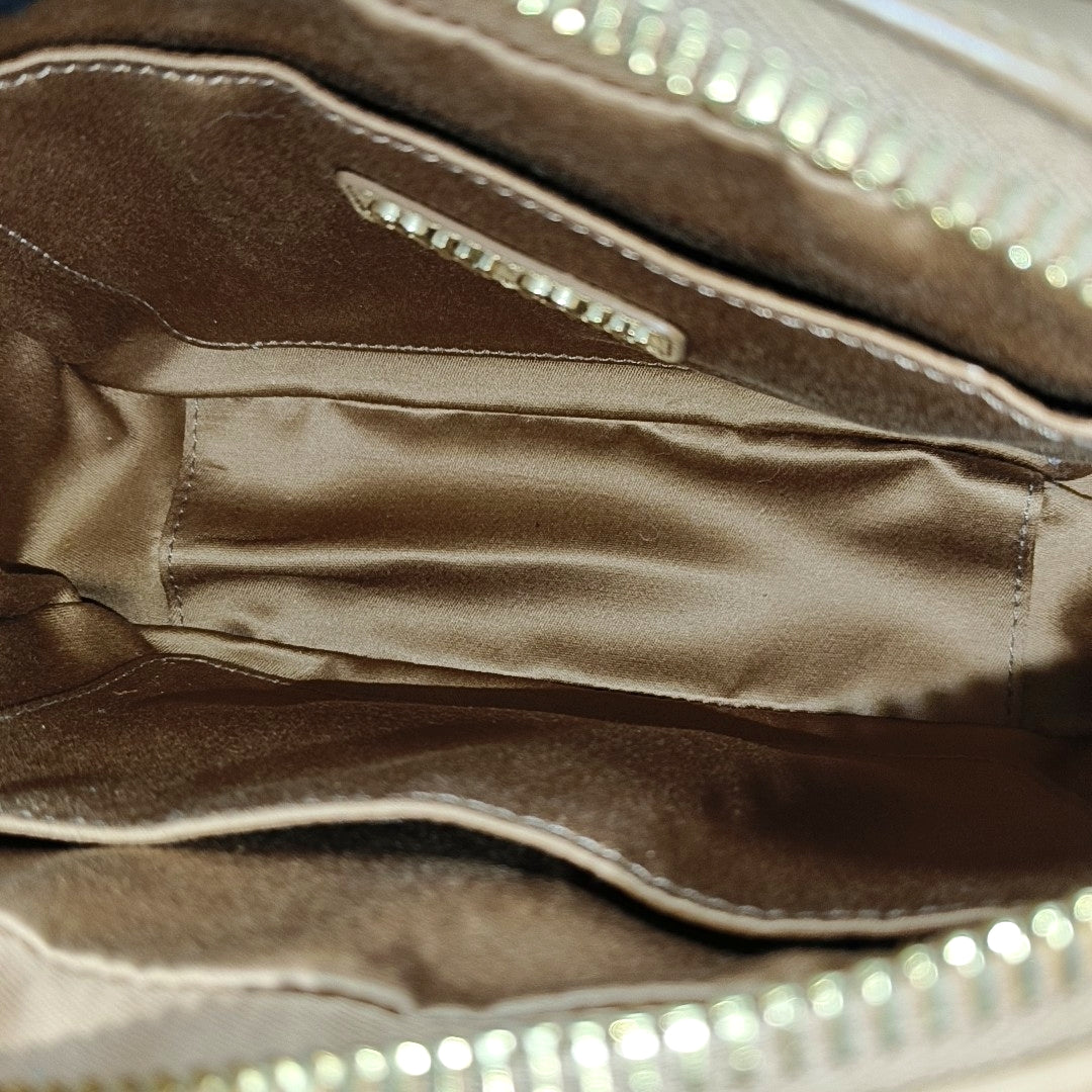 Arcadie Matelassé Small Quilted Lambskin Brown
