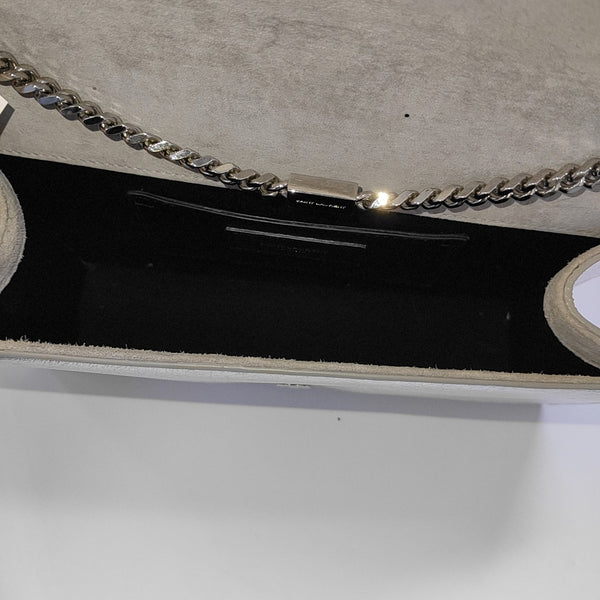 Authenticated pre-owned  KATE Medium Calfskin Silver - Crossbody Bag at Looply