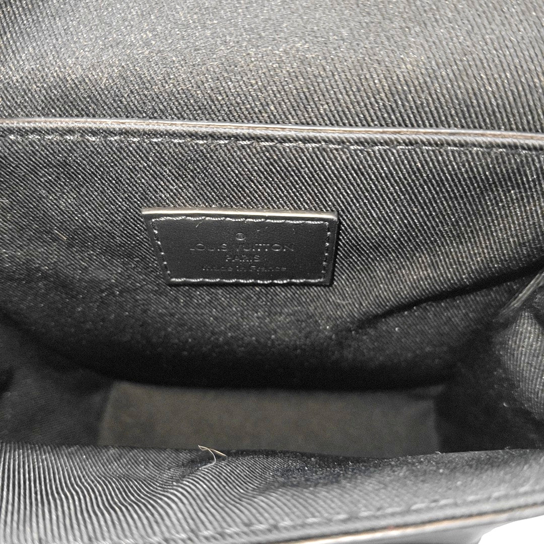 STEAMER Extra Small Monogram Coated Canvas Black
