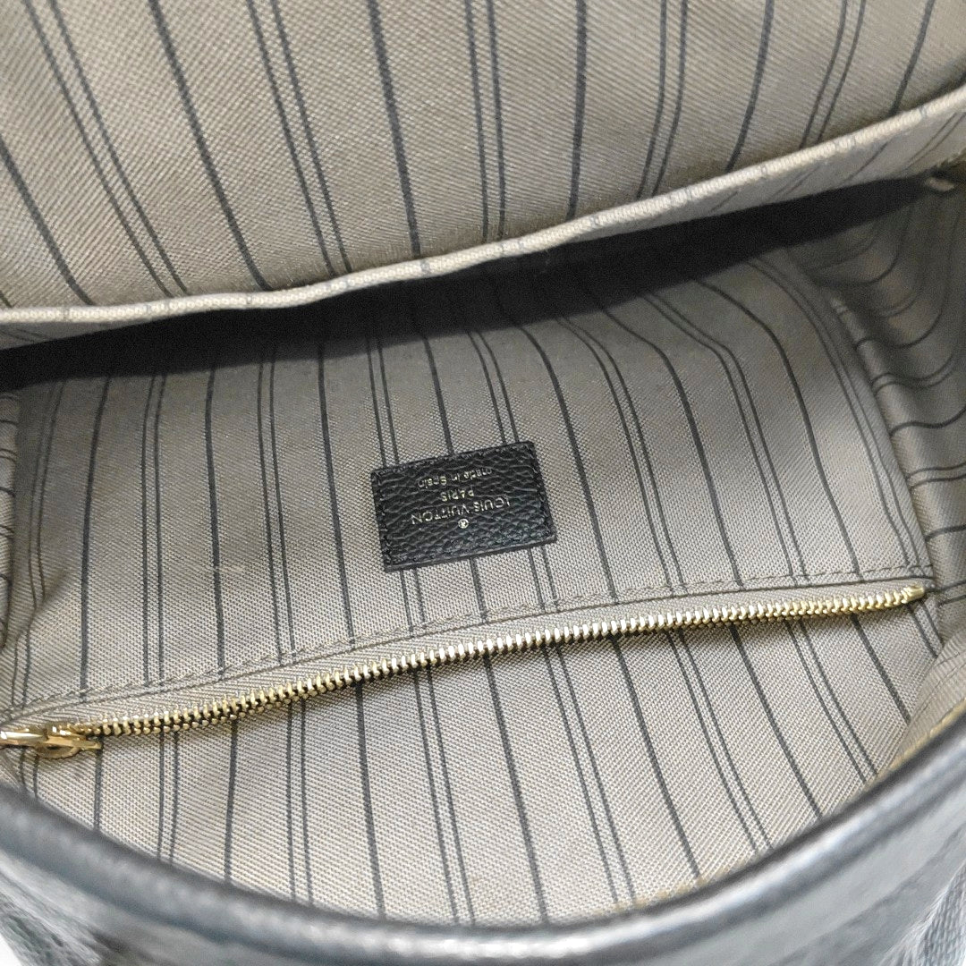 SORBONNE Monogram Calfskin Black