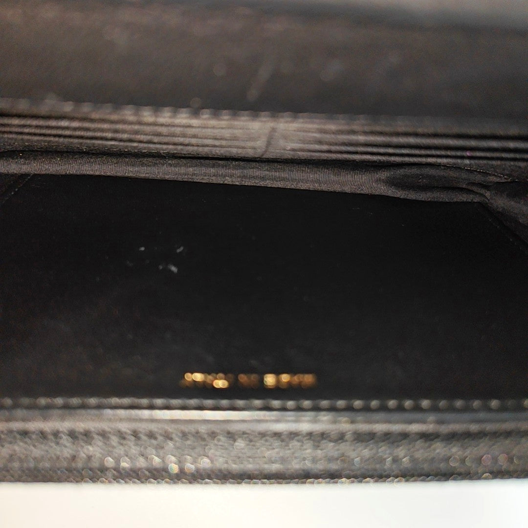 WOC Quilted Calfskin Black