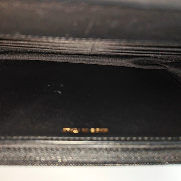 WOC Quilted Calfskin Black