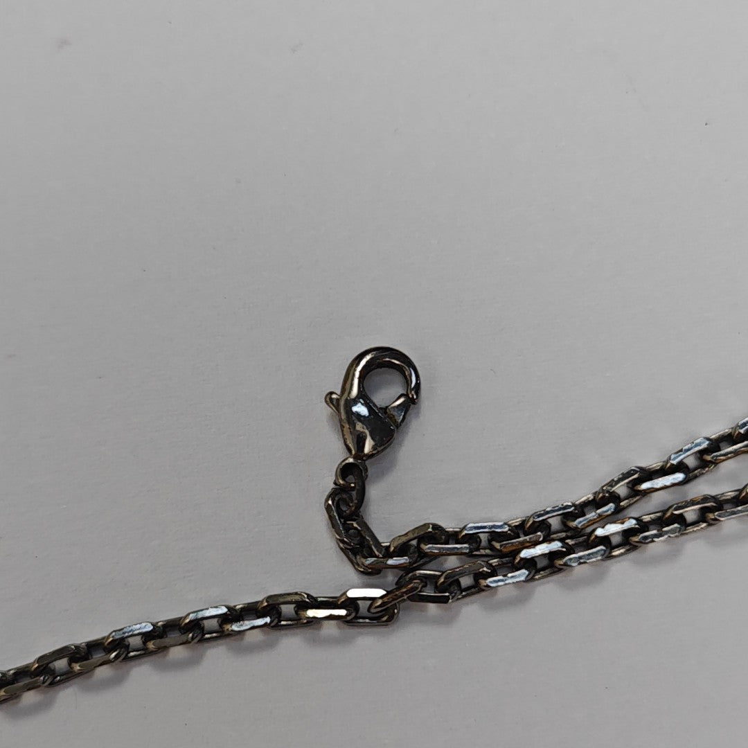 LV ARC Metal Silver Necklace