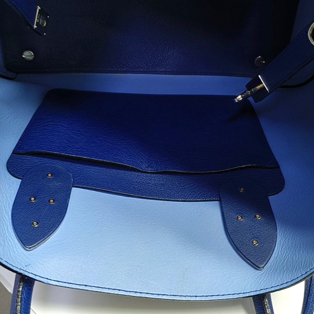 Bar Calfskin Blue