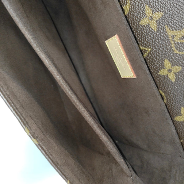 MÉTIS MM Monogram Coated Canvas Brown