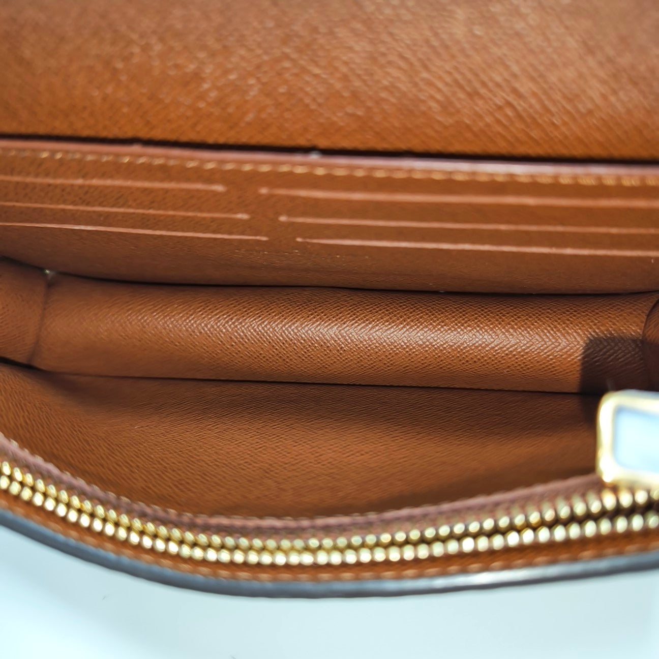 S LOCK GM Monogram Coated Canvas Brown