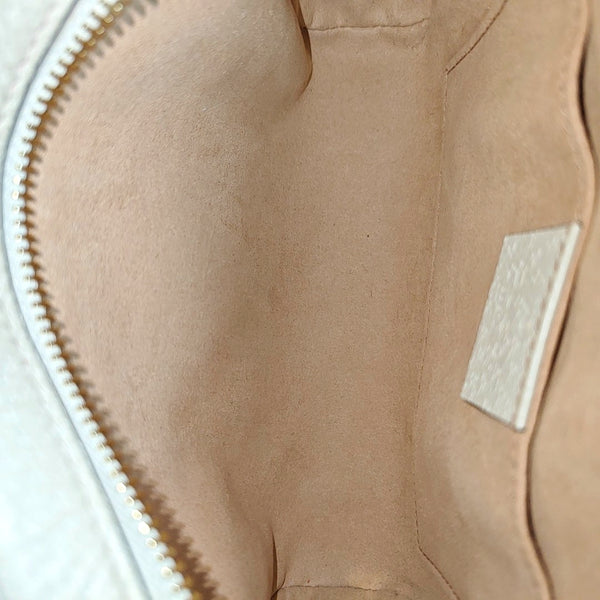 Ophidia Mini Monogram Coated Canvas Beige