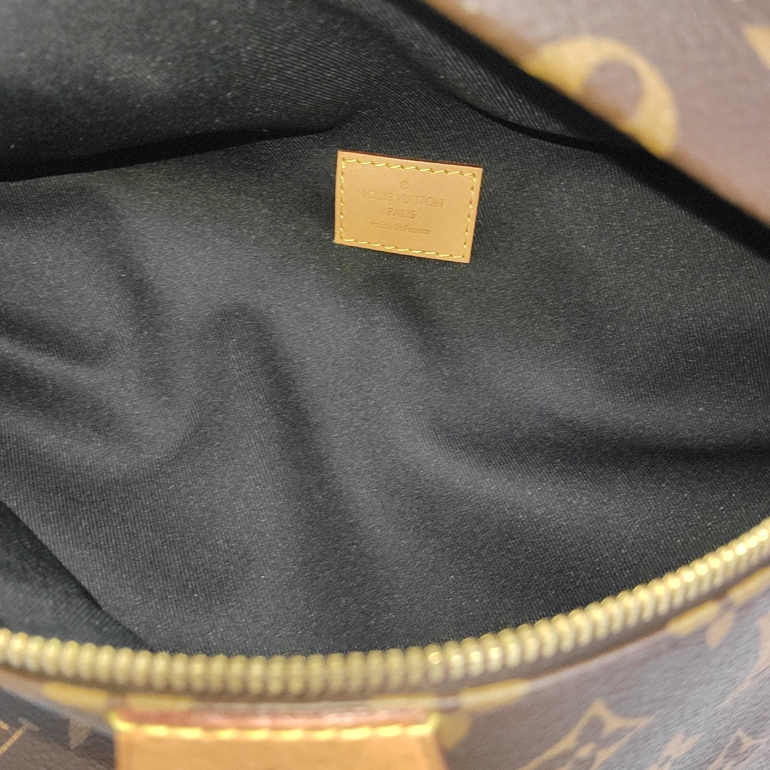 BUMBAG Monogram Coated Canvas Brown