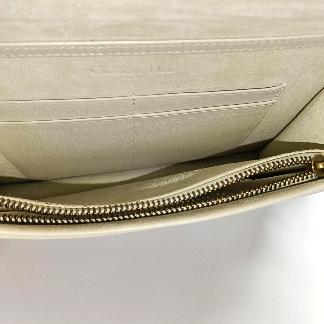 Diorama Cannage Lambskin White