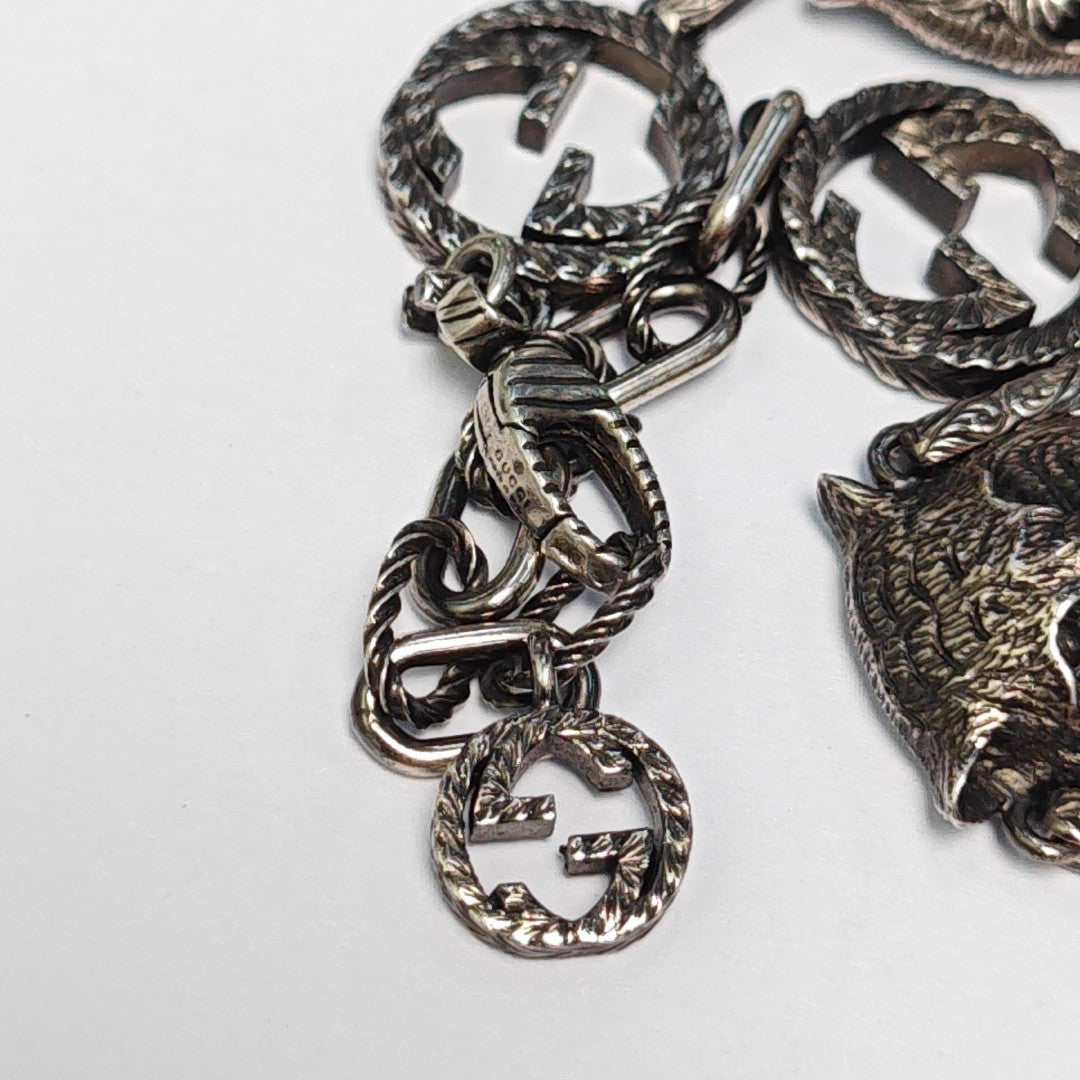 925 Sterling Silver Gray Necklace