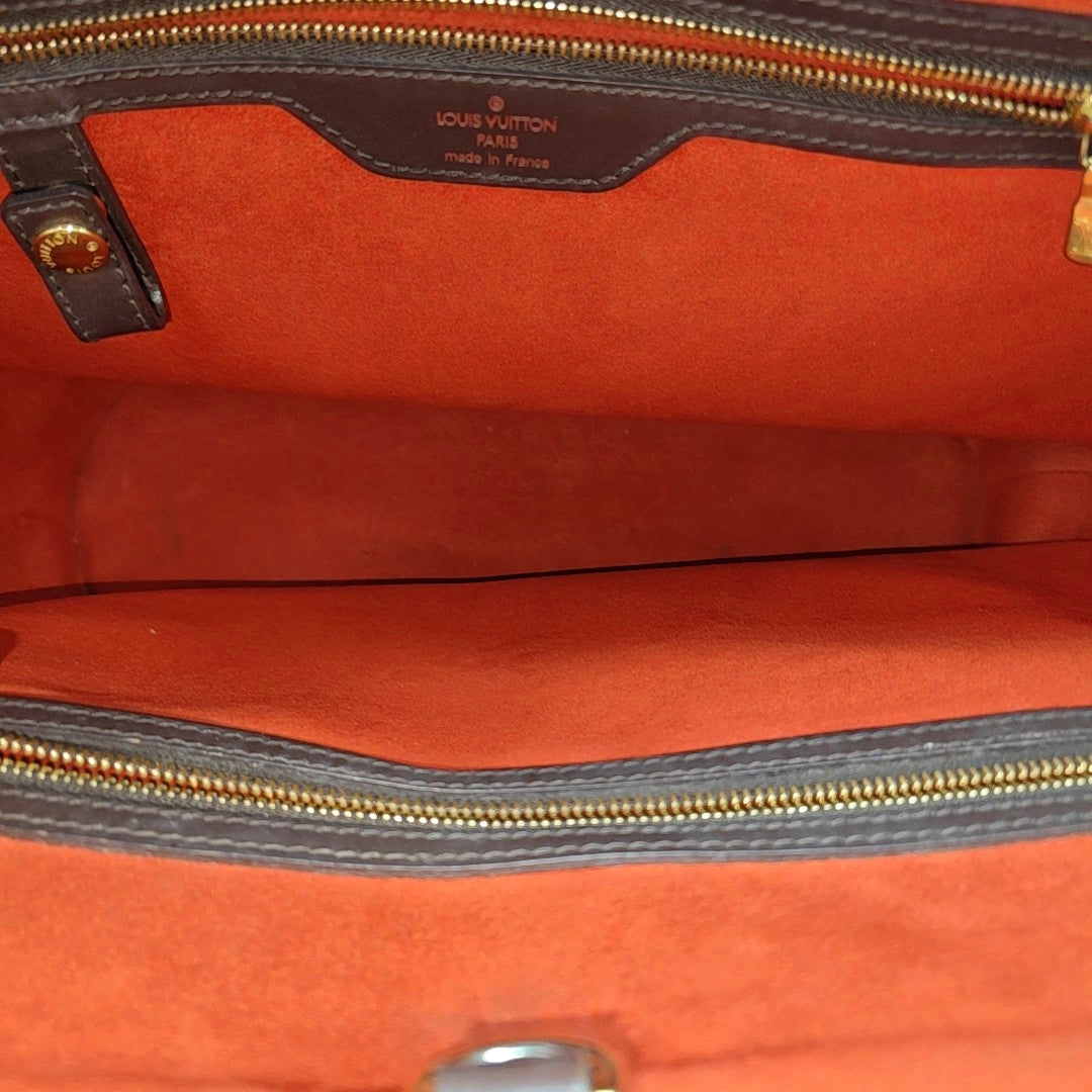 MANOSQUE GM Coated Canvas Brown