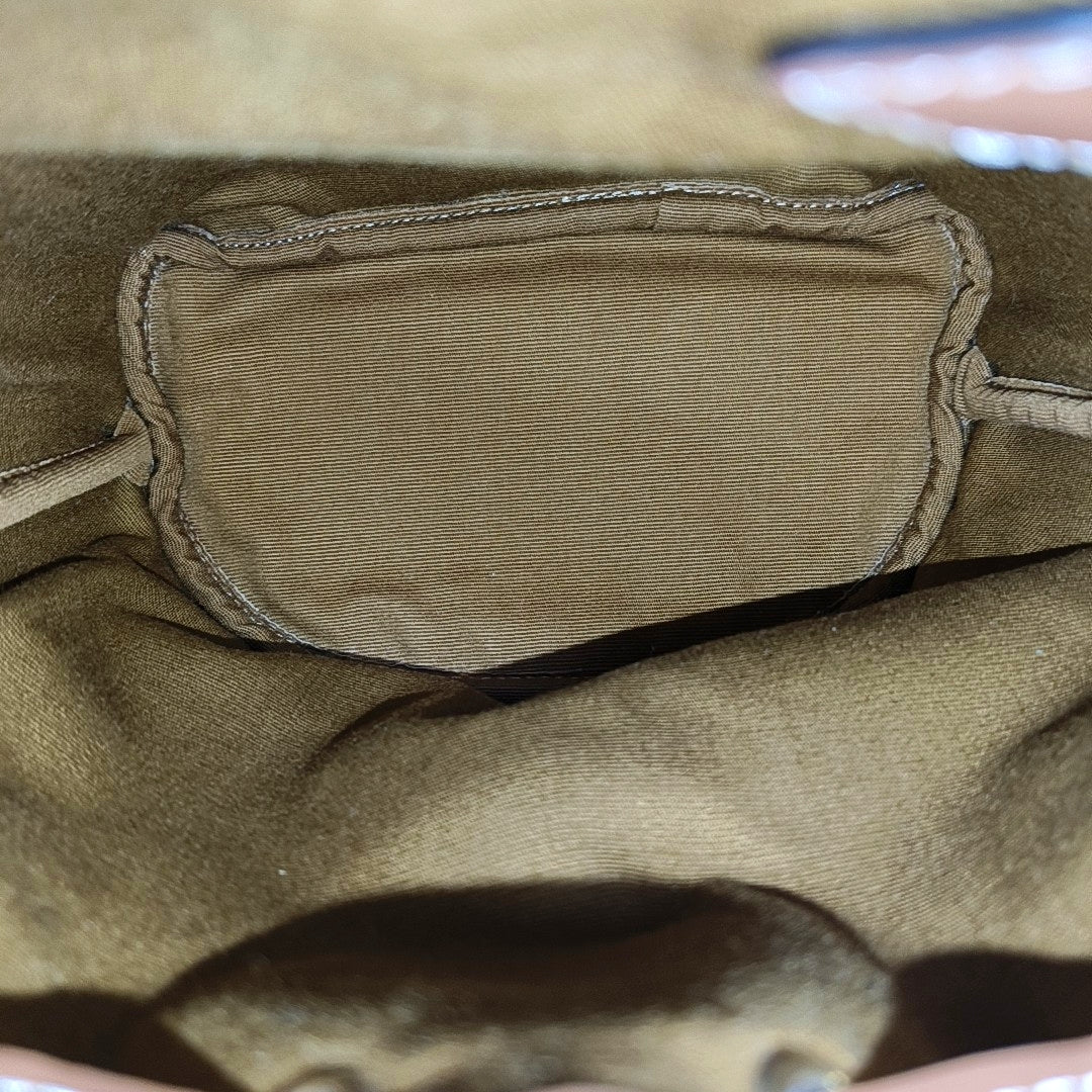 TRIOMPHE Mini Coated Canvas Brown