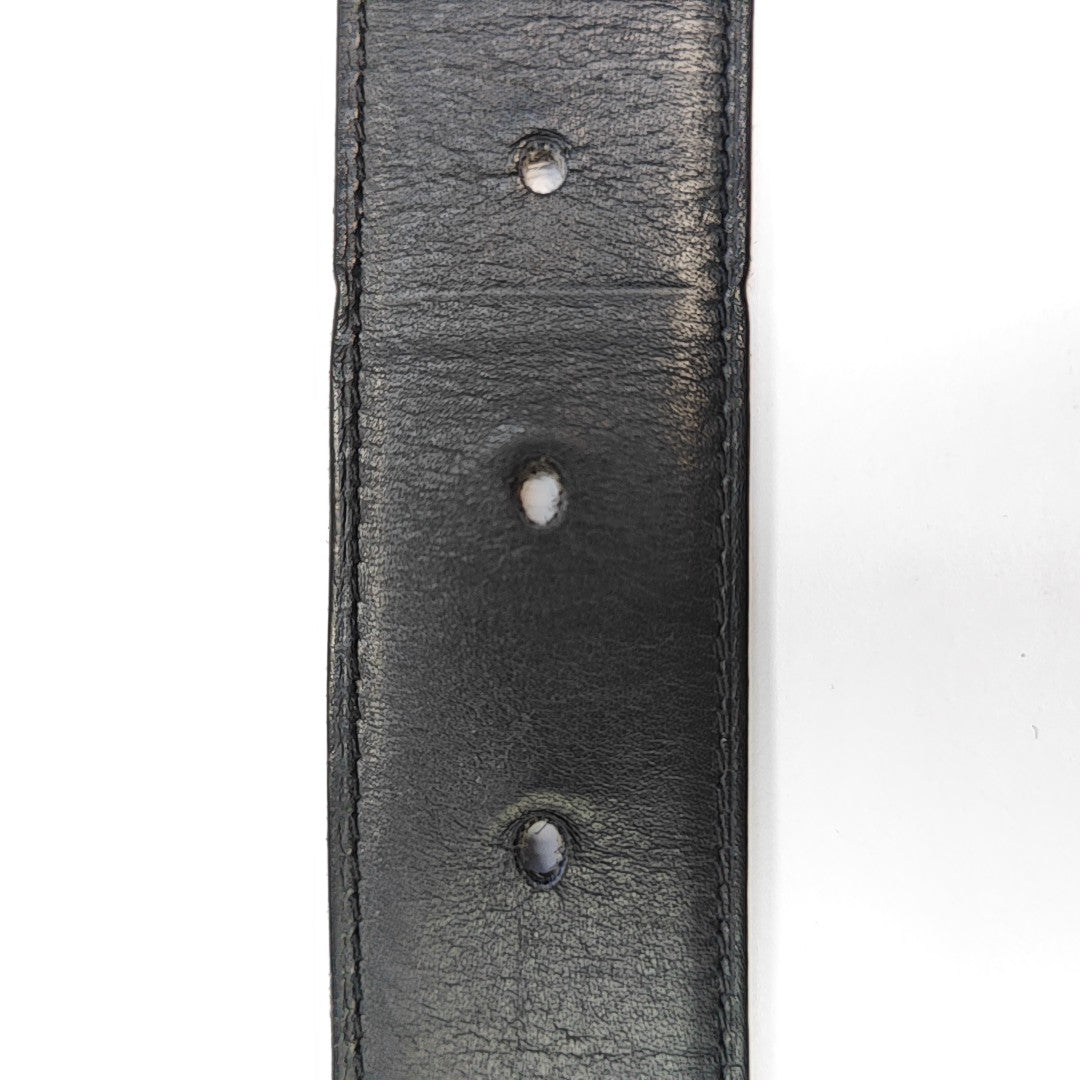 Leather Belt Gray