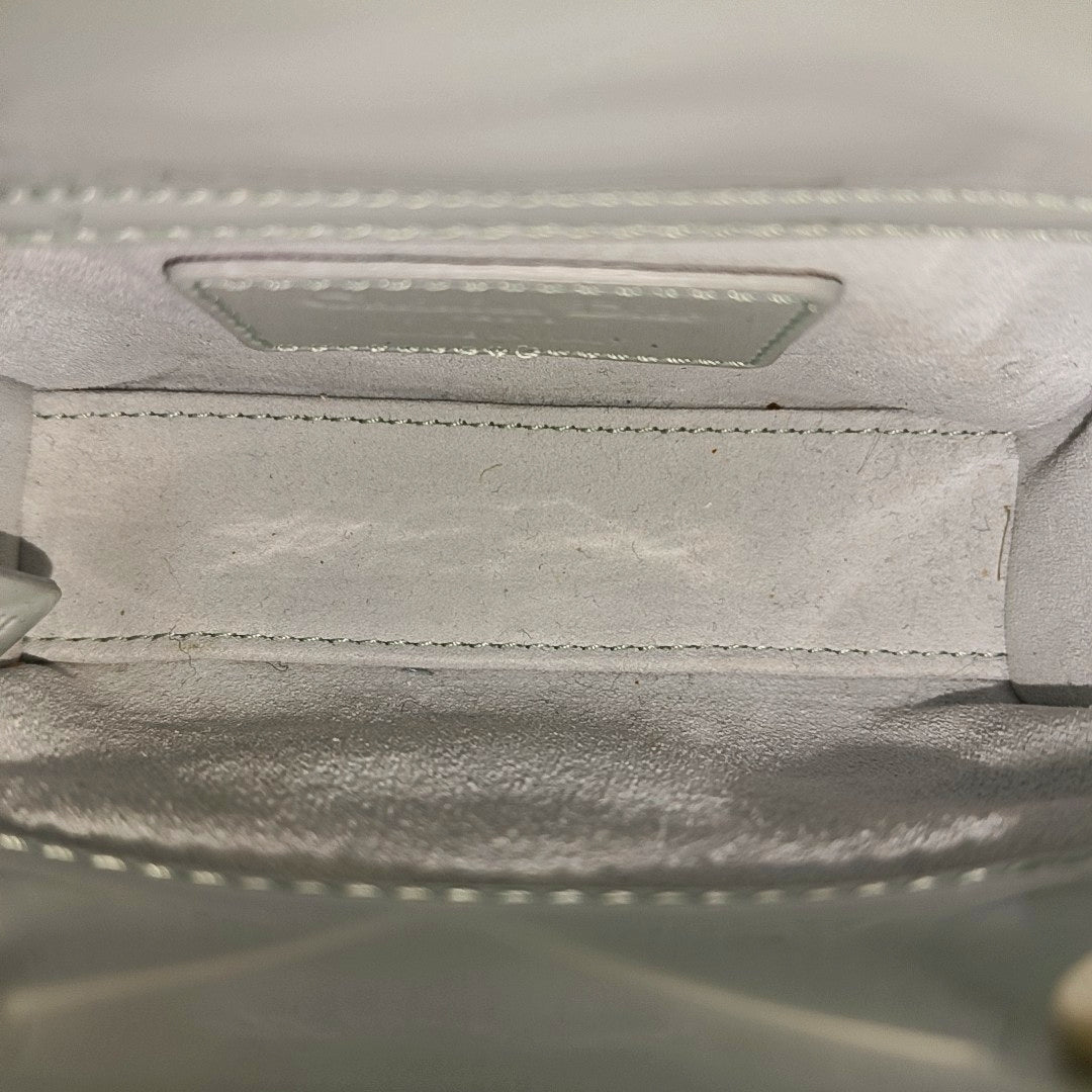 Lady Dior Cannage Patent Leather Blue