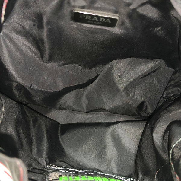 Nylon Top Handle Bag Black