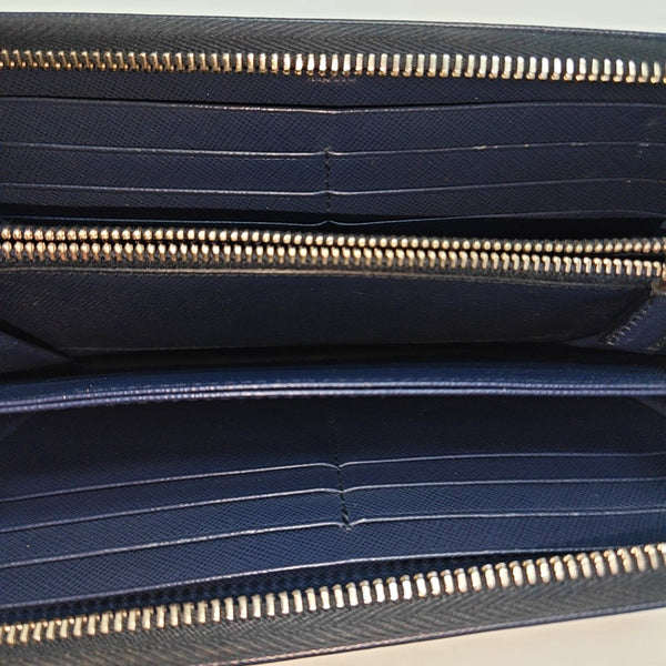 Saffiano Calfskin Wallet Blue