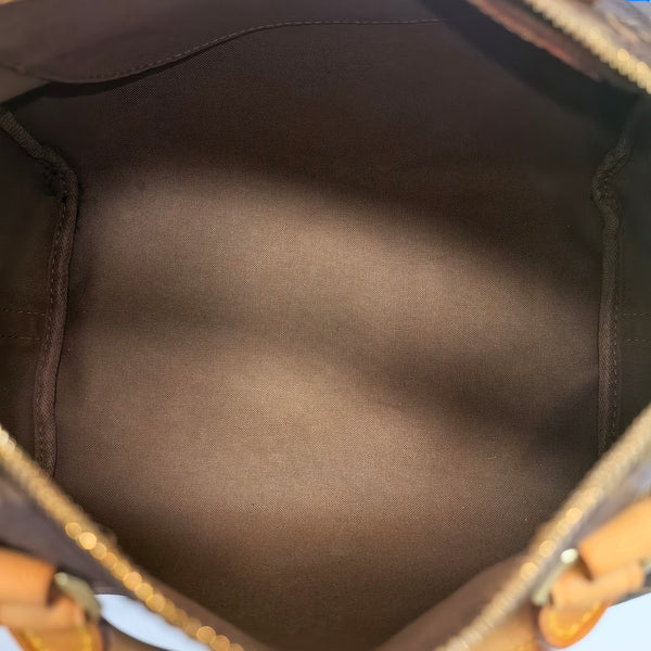 SPEEDY 30 Monogram Coated Canvas Brown