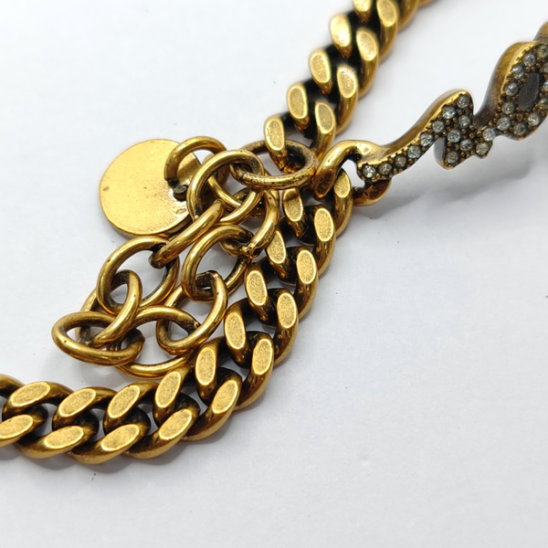 Pulsera J'adior de metal dorado