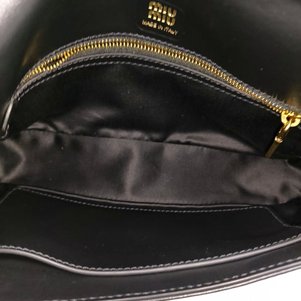 Calfskin Shoulder Bag Black