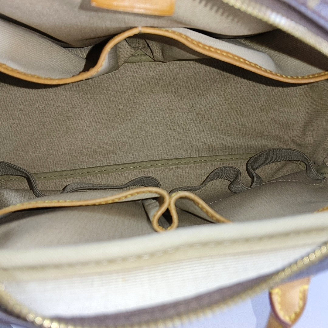 DEAUVILLE GM Monogram Coated Canvas Brown
