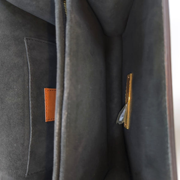 DAUPHINE MM Monogram Coated Canvas Brown