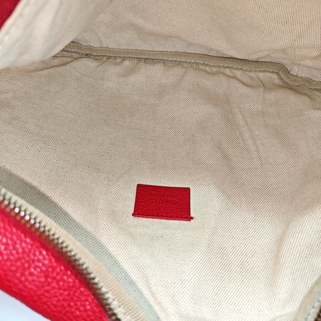 Print Large Calfskin Red