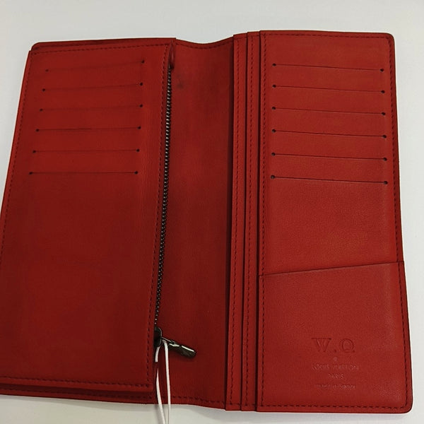 BRAZZA Damier Calfskin Red Wallet