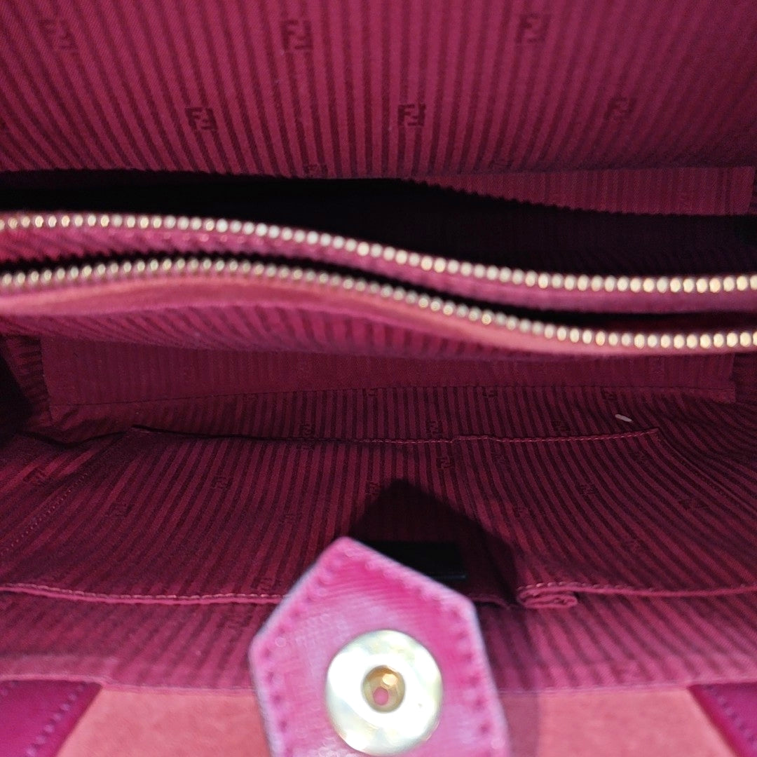 2 Jours Medium Calfskin Purple