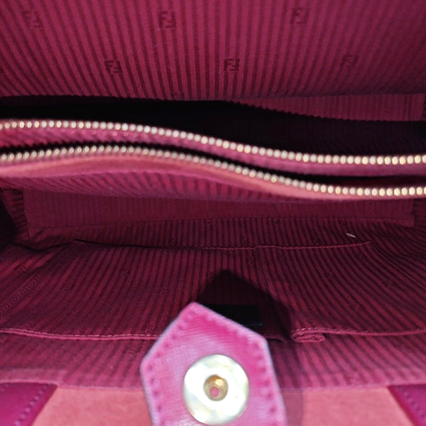 2 Jours Medium Calfskin Purple