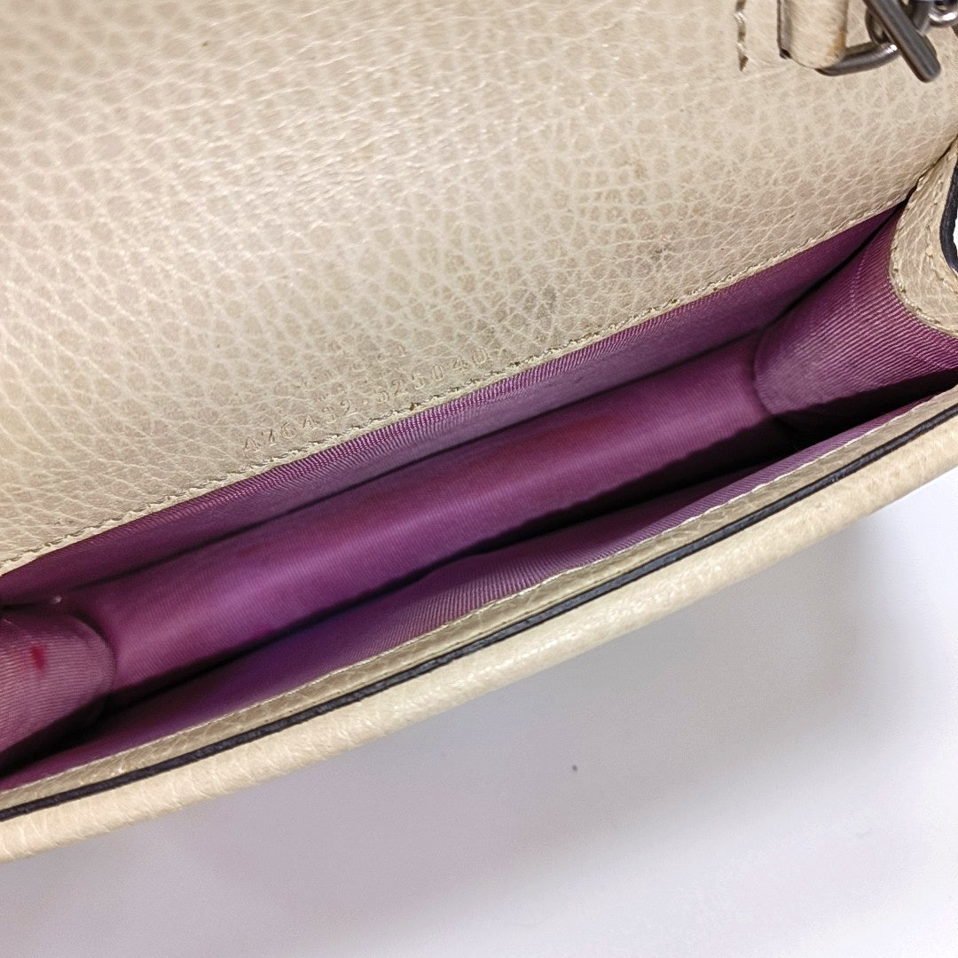 Dionysus Super Mini Calfskin Beige