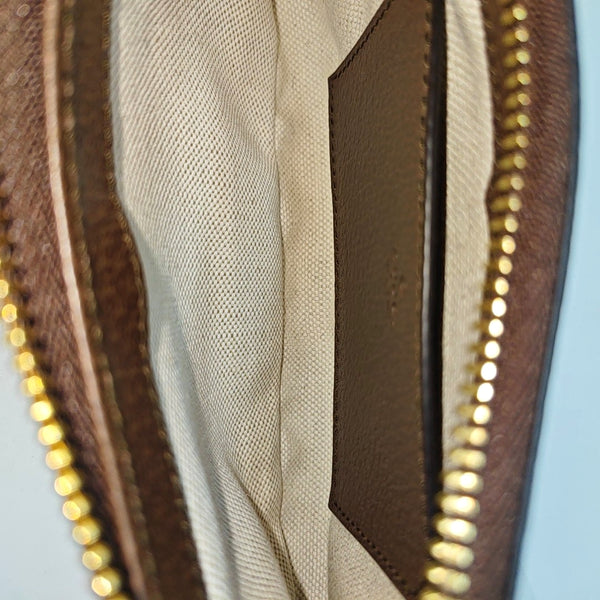 Ophidia Mini Monogram Lona Revestida Beige